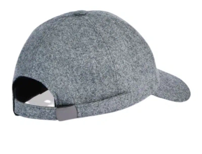 Fay Wool Curved-peak Hat In Gray