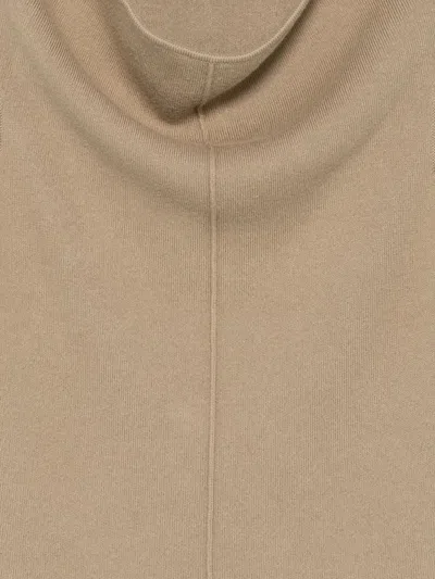 Aya Muse Off Shoulder Seam Top Clothing In Brown