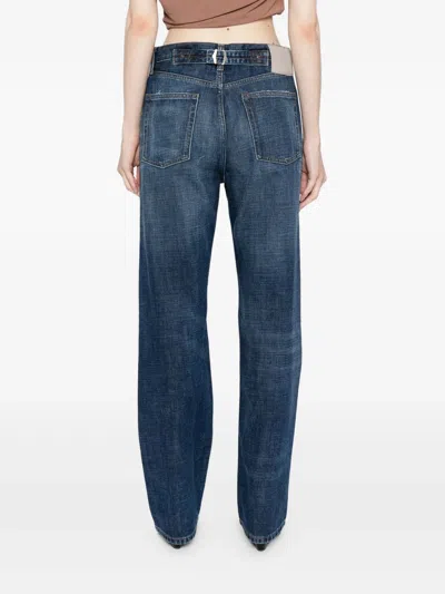 Aya Muse Straight Jeans With Buckle Clothing