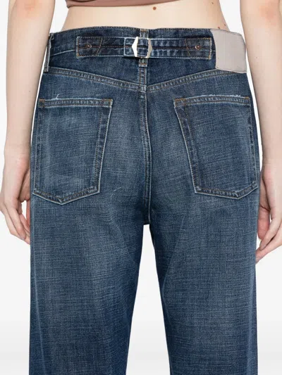 Aya Muse Straight Jeans With Buckle Clothing