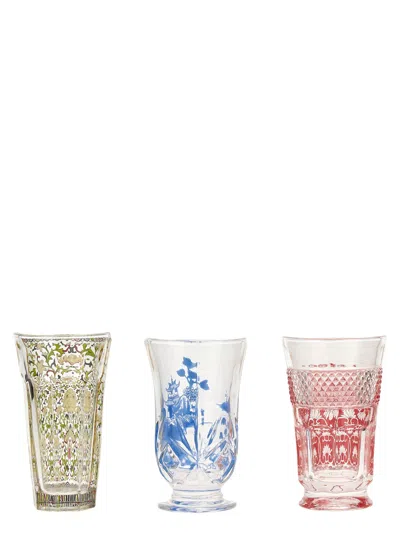 Seletti Hybrid Clarice Glasses And Bottles Multicolor In Multi