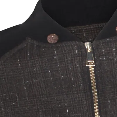 Fabiana Filippi Button Detail Long Sleeve Jacket In Black