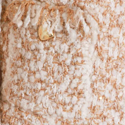 Fabiana Filippi Bicolor Tweed Boucle Jacket In Neutral