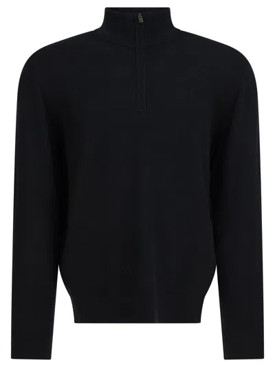 Vince High-neck Sweater In Black