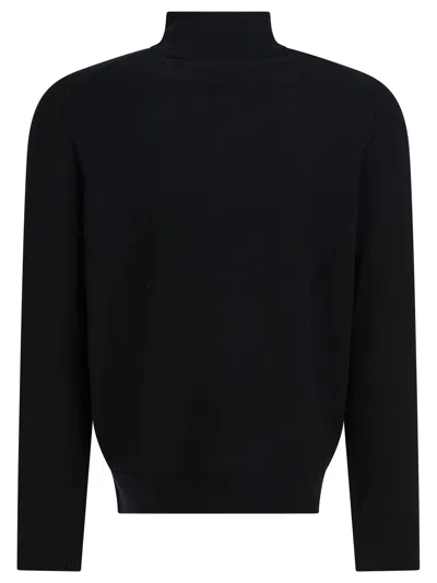 Vince High-neck Sweater In Black