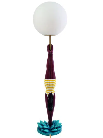 Seletti Lady Diver Table Lamp In Multi