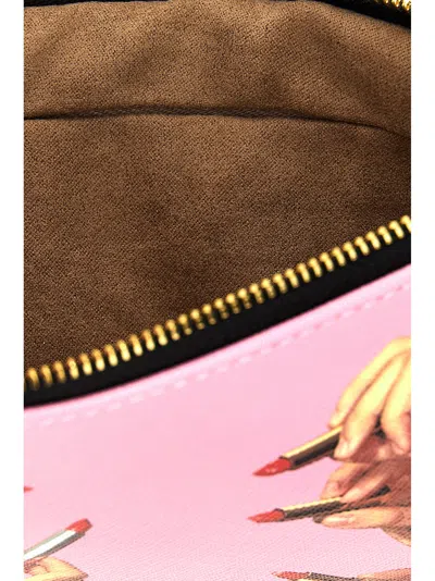 Seletti Lipstick Clutch Pink In Pink