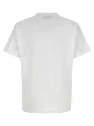 Gucci T-shirt Aus Baumwolljersey Mit Stickerei In White