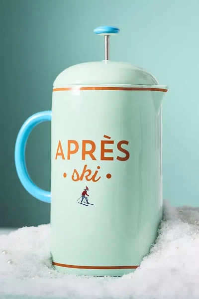 Anthropologie Après Ski French Press In Green