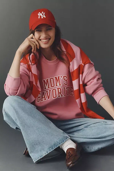 Favorite Daughter Mom's Favorite Sweatshirt In Pink