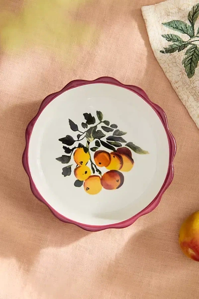 Terrain Autumn Bounty Stoneware Tart Dish In Multi