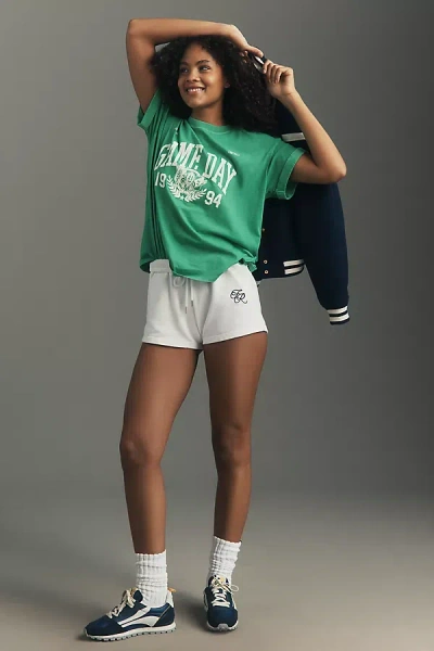 Girl Dangerous Game Day Boyfriend Tee In Green