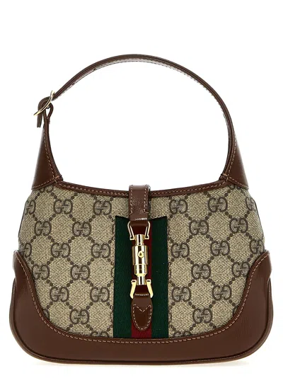 Gucci Mini Jackie 1961 Hand Bags Brown In Brown