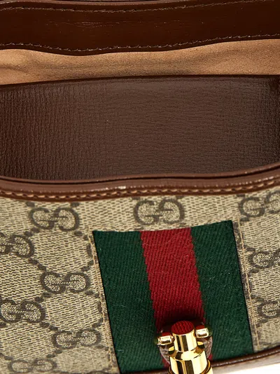 Gucci Mini Jackie 1961 Hand Bags Brown In Brown
