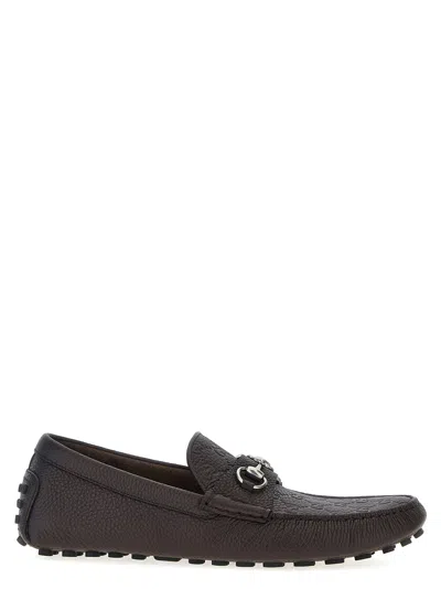 Gucci Morsetto Loafers Brown In Brown