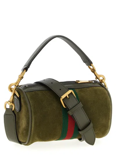 Gucci Mini Handbag Featuring Top Handle In Green