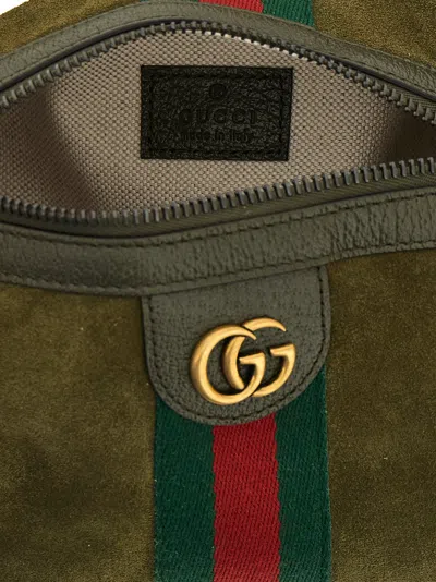 Gucci Mini Handbag Featuring Top Handle In Green
