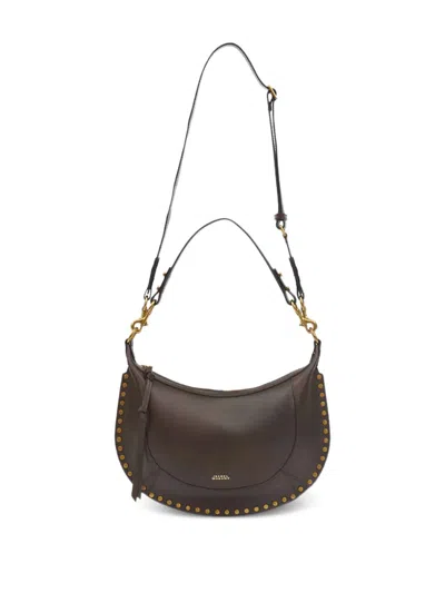 Isabel Marant Oskan Moon Shoulder Bag In Brown