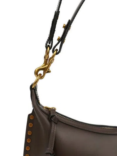 Isabel Marant Oskan Moon Shoulder Bag In Brown