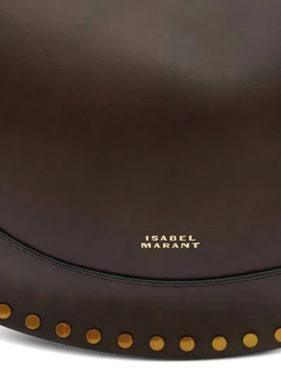 Isabel Marant Oskan Moon Shoulder Bag In Brown