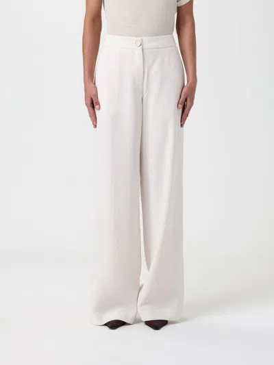 Armani Exchange Pants  Woman Color Yellow Cream In Yellow