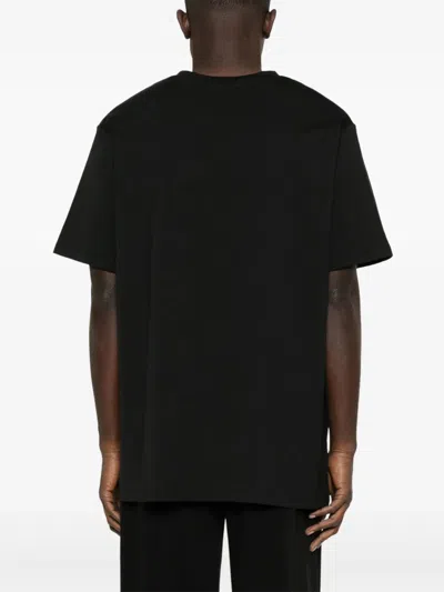 Balmain Printed T-shirt - Straight Fit In Black
