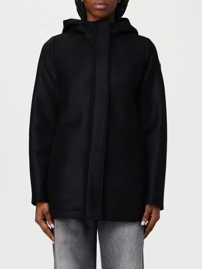 Colmar Black Hooded Coat In Black