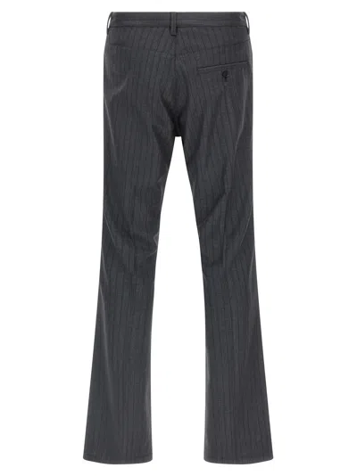 Balenciaga Tailored Pinstripe Trousers Featuring Pockets