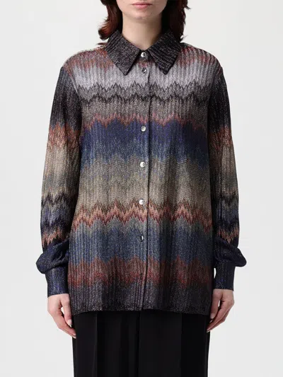 Missoni Viscosebluse Mit Schlangenmuster In Multi
