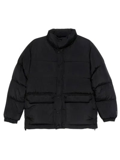 Maison Kitsuné Quilted Lightweight Puffer Jacket Clothing In Black