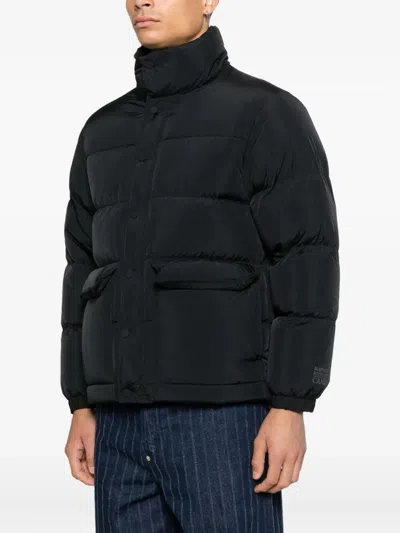 Maison Kitsuné Quilted Lightweight Puffer Jacket Clothing In Black