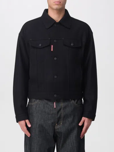 Dsquared2 Jacket  Men Color Black In Black