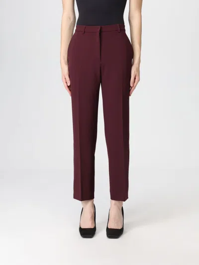 Maliparmi Belt-loop Trousers In Purple