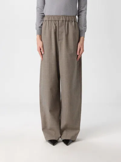 The Frankie Shop Pants  Woman Color Beige In Brown