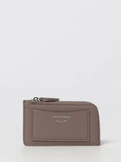 Emporio Armani Wallet  Woman Color Beige In Black