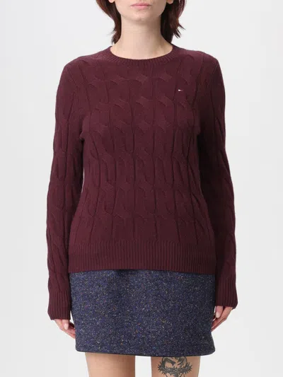 Tommy Hilfiger Sweatshirt  Woman Color Red In Red