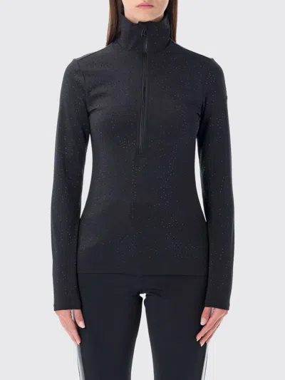 Goldbergh Spark Crystal-embellished Base Layer Ski Top In Black