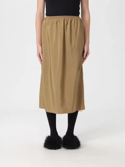 Carven Midi Skirt In Brown