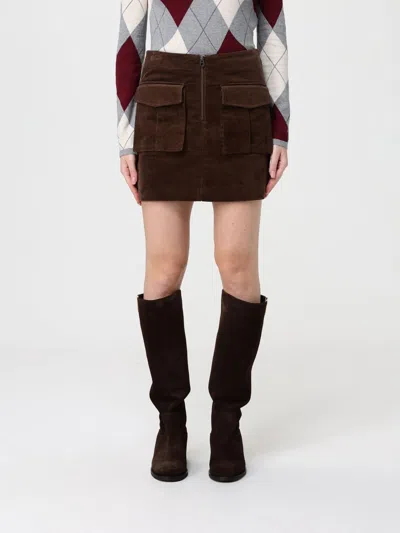 Tommy Hilfiger Skirt  Woman Color Brown In Brown