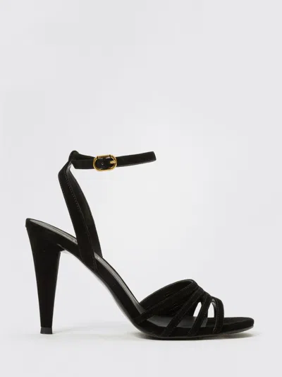 Twinset Heeled Sandal  Woman Color Black In Black