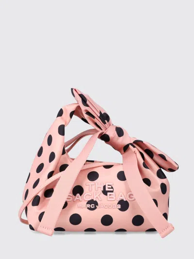 Marc Jacobs Mini Bag With Bow And Polka Dots In Pink