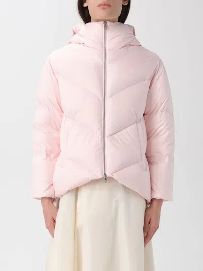 Add Hoodie Down Jacket In Pink