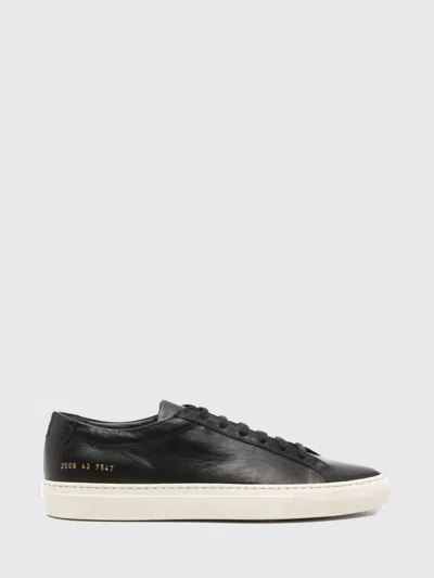 Common Projects Achilles Sneakers Featuring Contrast Sole In Animal Print