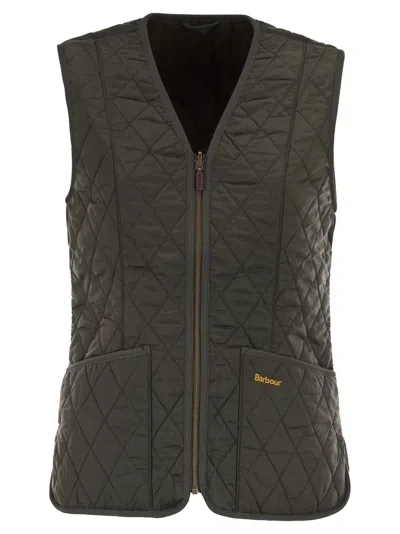 Barbour Betty Lined Waistcoat In Green
