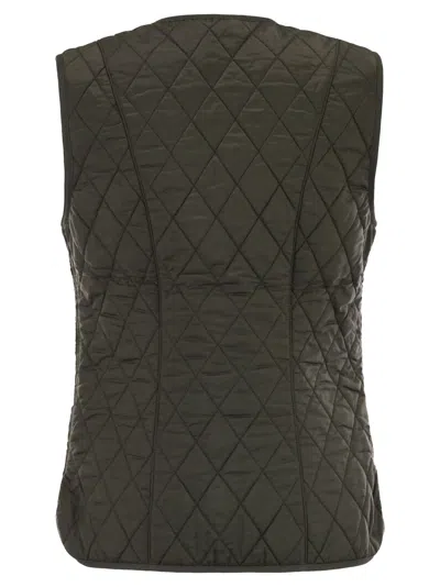 Barbour Betty Lined Waistcoat In Green