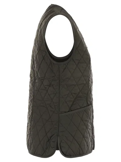 Barbour Betty Lined Waistcoat In Green