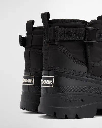 Barbour Braybourn Duck Boot Welly Shoes In Black