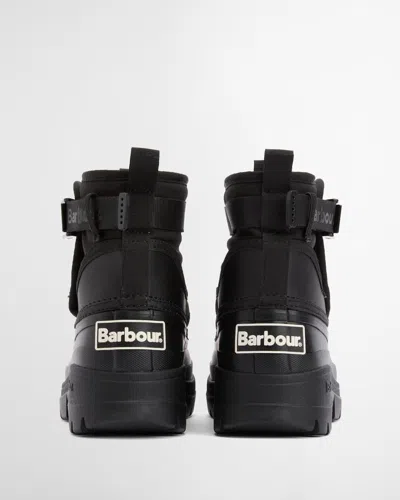 Barbour Braybourn Duck Boot Welly Shoes In Black