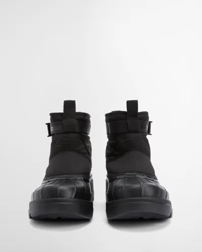 Barbour Braybourn Duck Boot Welly Shoes In Black