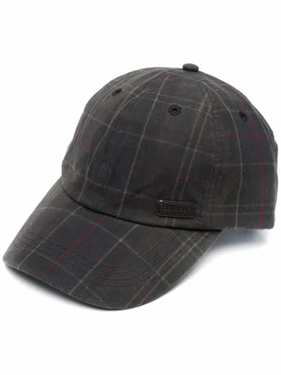 Barbour Darwen Tartan Sports Cap In Black